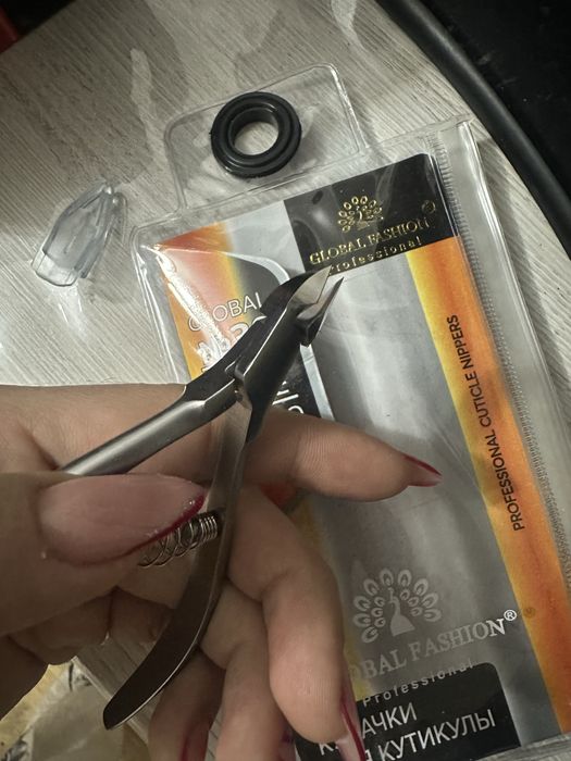 Кусачка , микро линза телефонга, стерилизатор шкатулка, тальк кутыкула