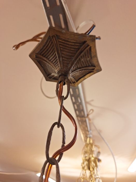 Винтидж полилей месинг