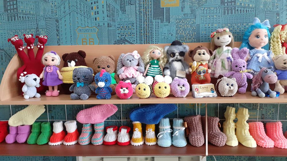 Игрушки ручной работы.