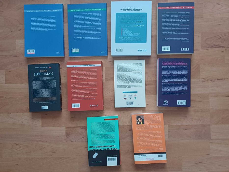 Colecții: Ilie Cioară-700 RON, Neuroștiințe -300 RON, Sănătate-250 RON