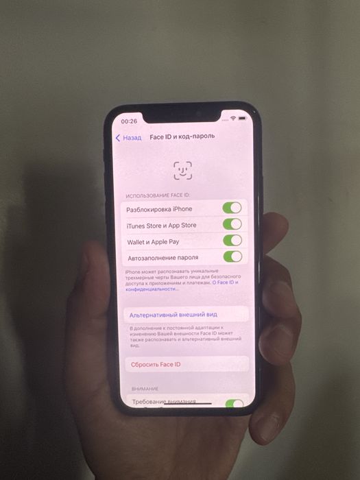 Iphone X Black 64 gb