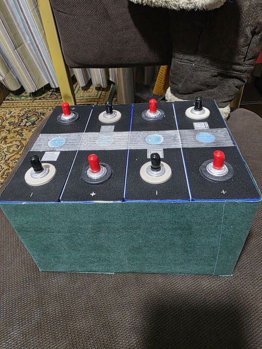 4x100ah 3.2v-12.8v/14.6v lifepo4 EVE ячейки литий железо фосфат сборка