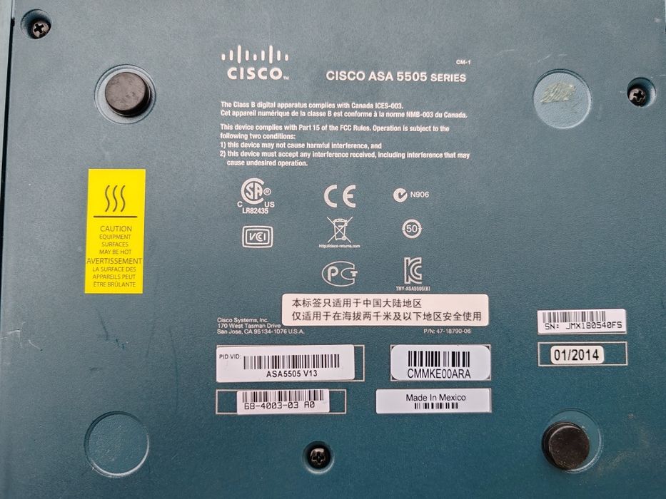 Cisco Asa 5505 sec bun k9