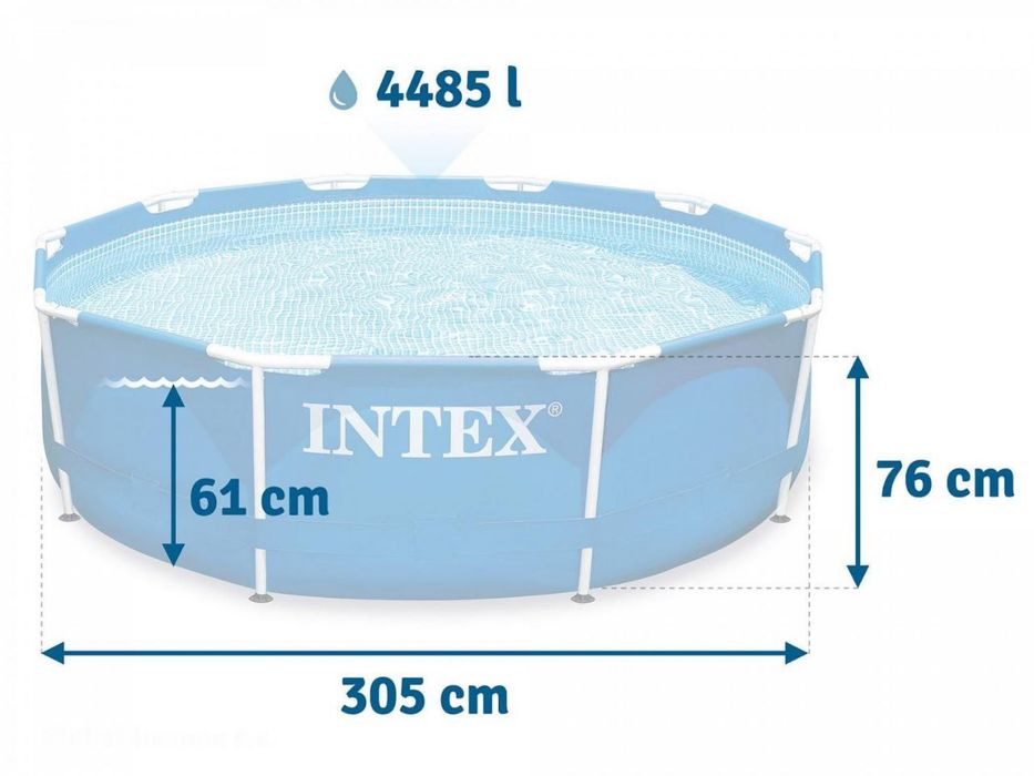 Каркасный бассейн Intex 305x76см