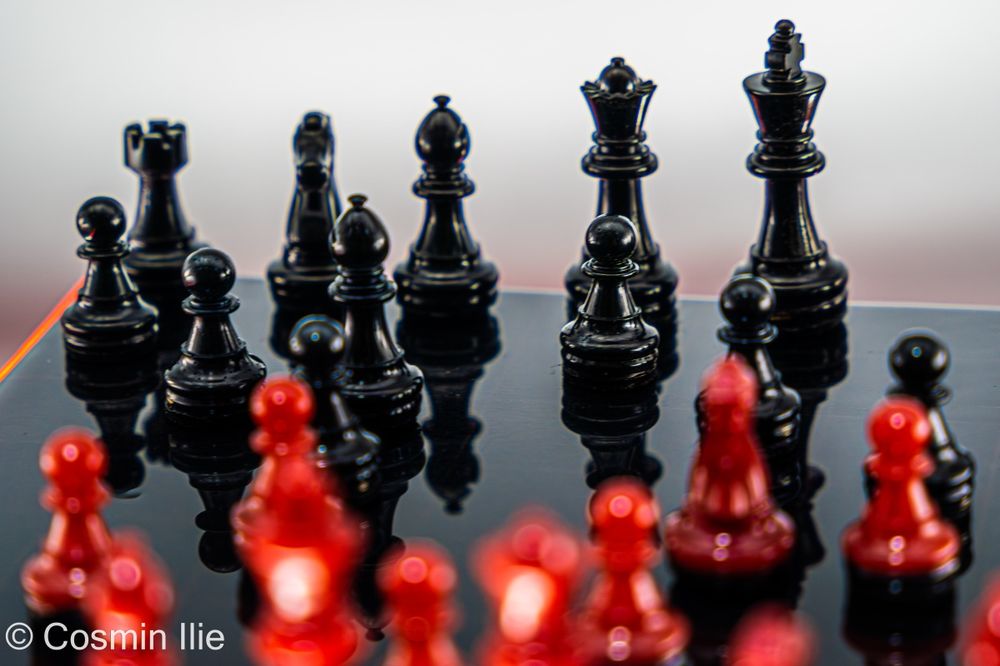 Set Șah (Piese + Tablă) Chess 100% Epoxy