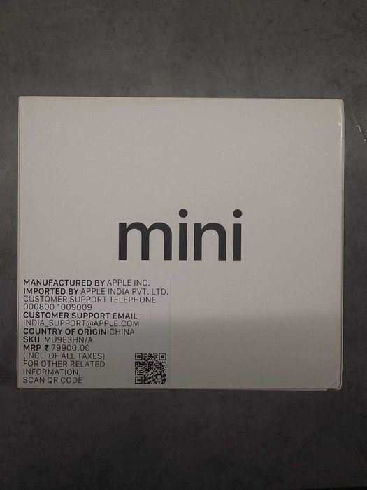 Срочно! Mac mini M4 16/256 - новый, не включался
