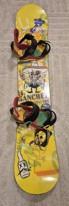 Продавам сноуборд SALOMON 154см с автомати UNION  contact M