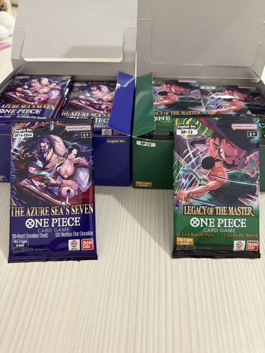 One piece booster box op 12 si op 14