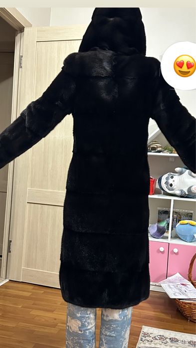 Шуба норковая black lama