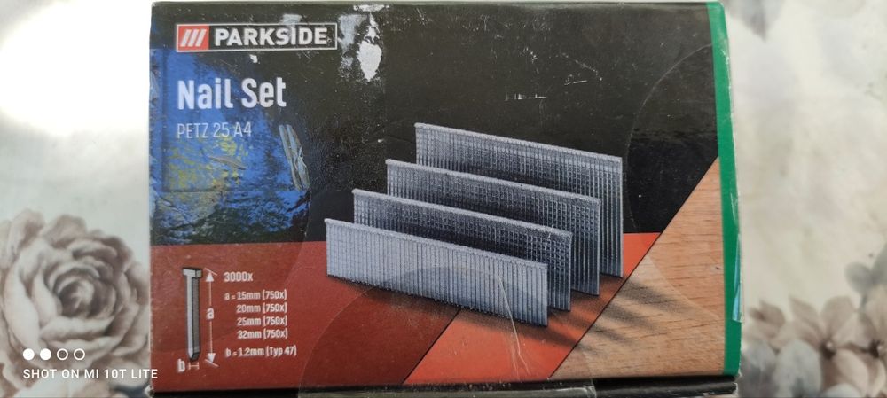 Скоби и пирони за ел. такет Парксайд Parkside