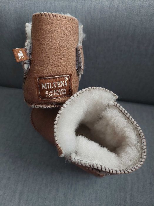 Детски вълнени пантофи