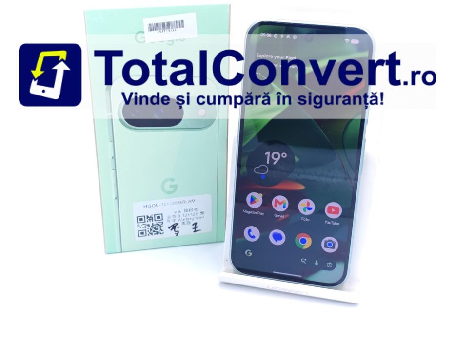 Google Pixel 9 128GB Wintergreen 12GB, Garantie 24 luni | #D93713