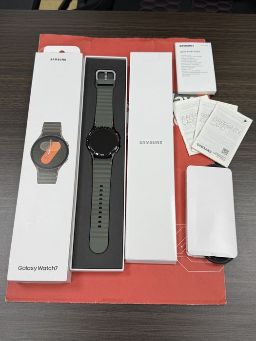 КАТО НОВ 40mm Samsung Watch 7 Yettel Гаранция 2026г. Green