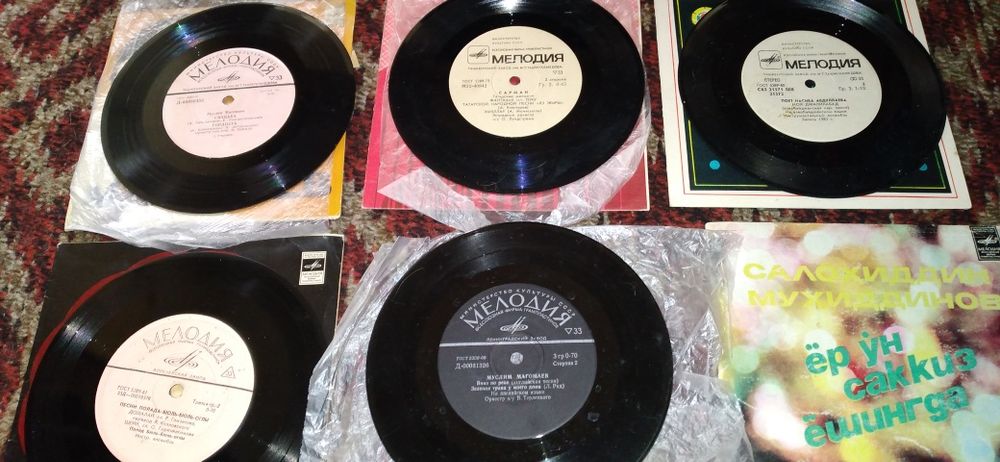 Пластинки узбекских татарских азербаджан исполнителей Смотрите 7 фото