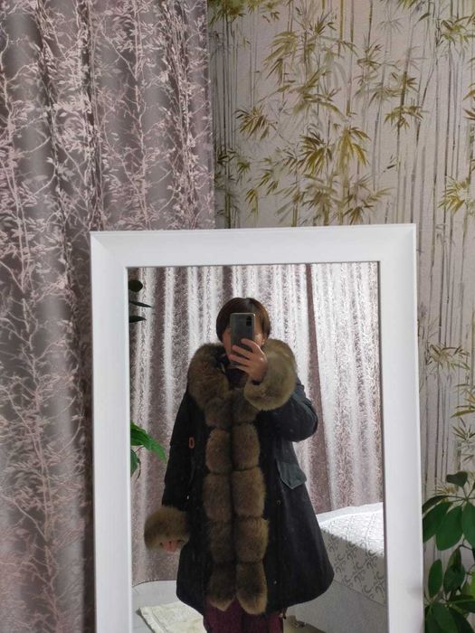 теплая зимняя парка