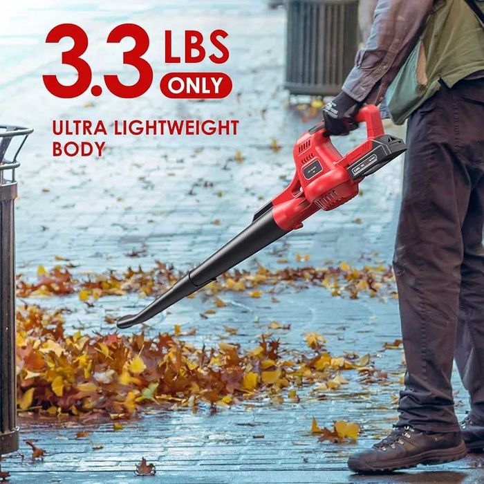 Suflanta cu acumulator 20V 2000mAh 130km/h zapada frunze uscat masina