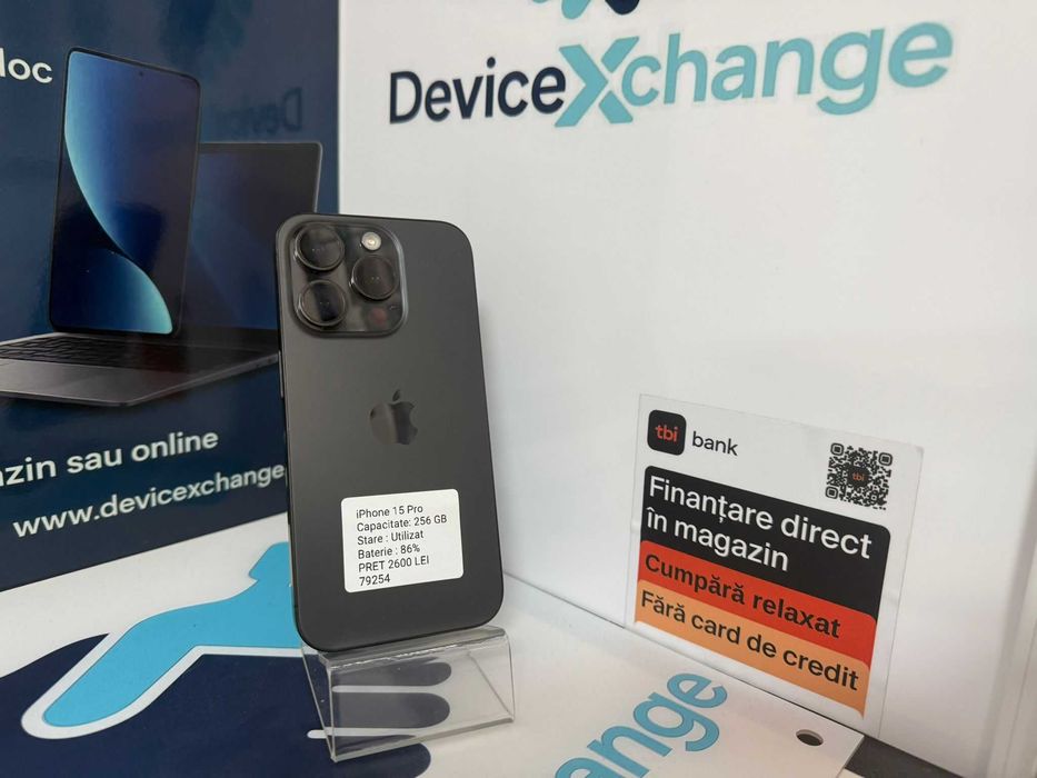 iPhone 15 Pro 256 86% SH * Garantie *Buy Back * deviceXchange