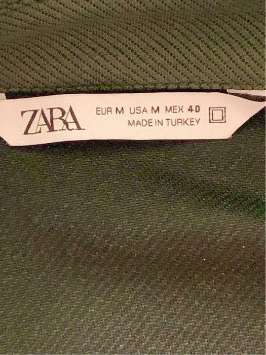 Geacă bărbați ZARA Verde Diamond, M, premium, nouă, aspect elegant