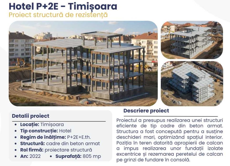 Inginer Structurist – Proiecte Rezistență Beton, Lemn, ZIdarie, Metal