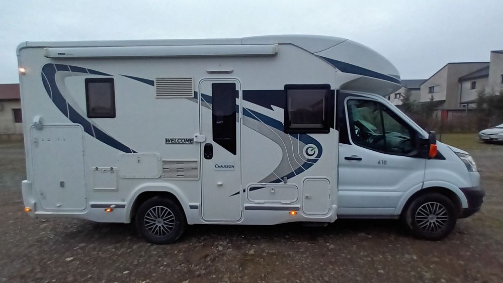 Autorulota Chausson 2016 diesel Ford 2,2 euro5 ÎNMATRICULATĂ km puțini