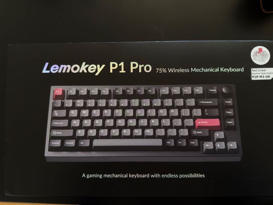 Механична геймърска клавиатура Keychron Lemokey P1 Pro Gaming Keyboard