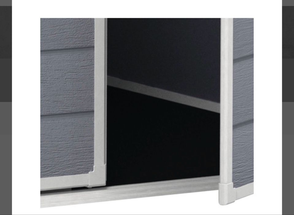 Magazie grădină Keter Manor 6x4 cu podea 175x103 cm gri