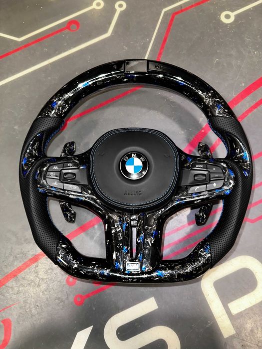 Volan BMW Carbon - LED - Seria G - Incalzire - Traffic Jam - Vibratii