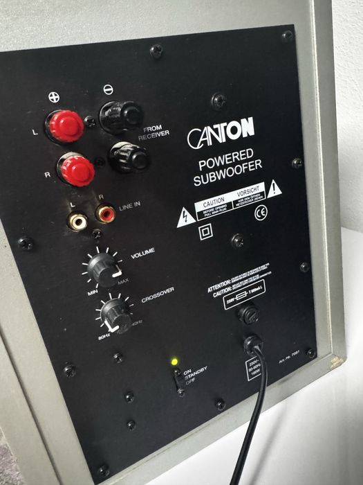 Subwoofer Canton AS 10. Made in Germany.