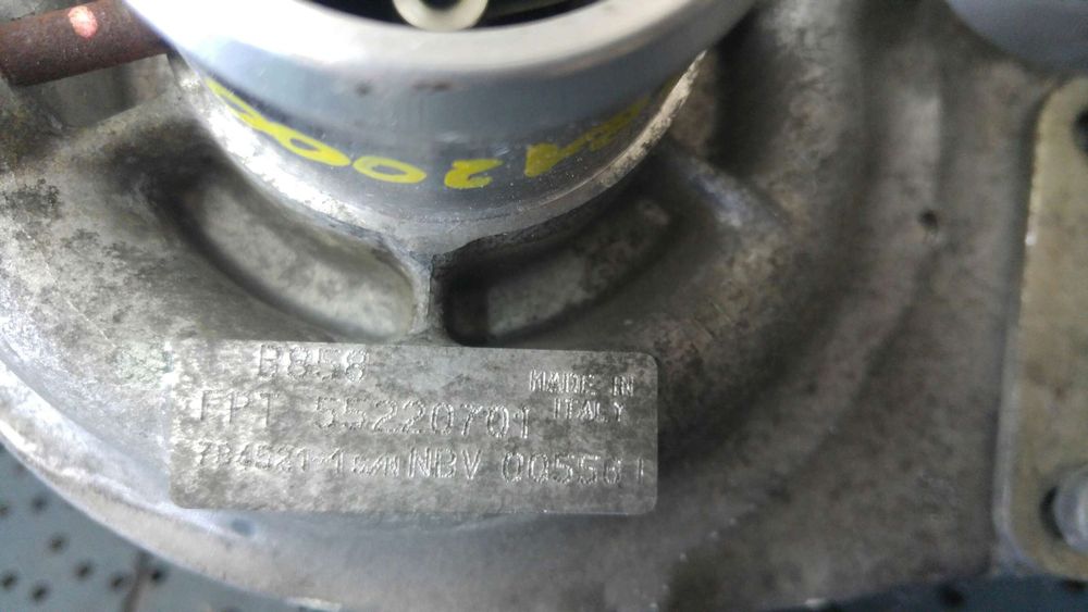 Turbina 1.6 d 120 cp multijet alfa romeo mito fiat bravo 2 grande punto lancia delta 3 844 55220701 77064207