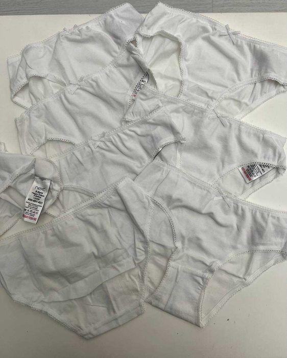 Новые хлопковые трусики  NEXT, GEORGE, PRIMARK, размер 5/6, 6/7, 7/8
