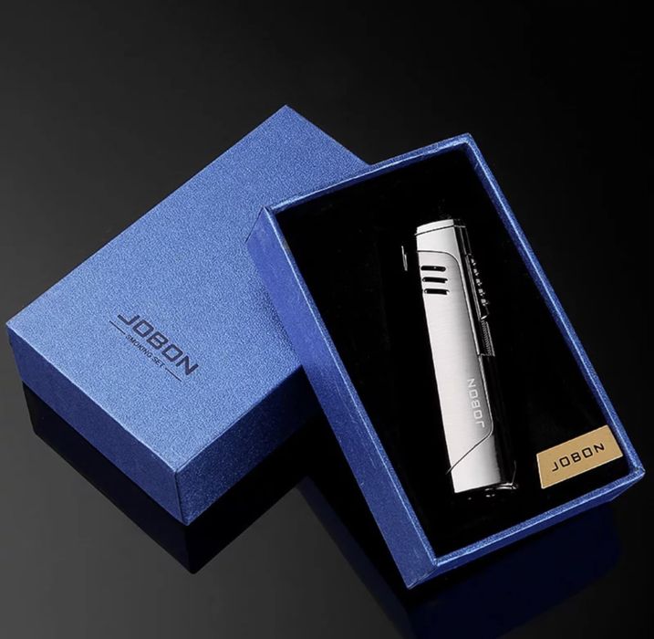 запалка за пури с пламък троен джебел пънчер разразяване пури