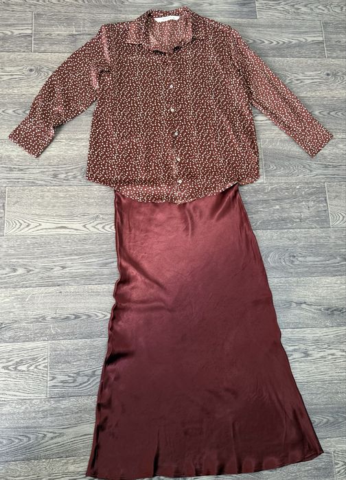 Женская двойка , рубашка+юбка