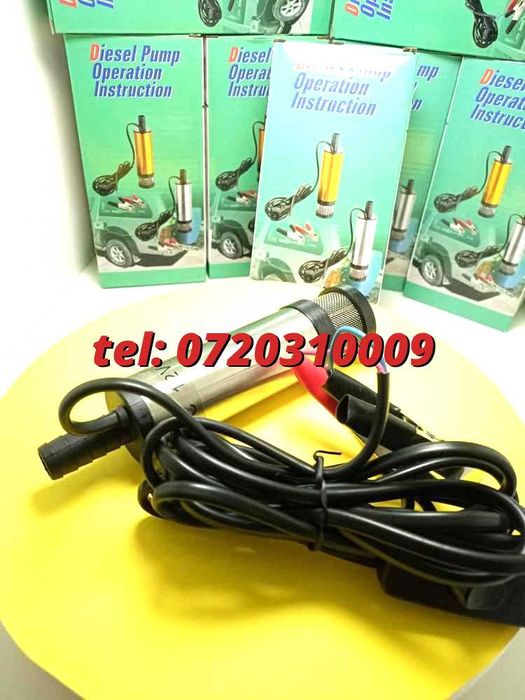 Pompa Electrica Pentru Transfer  12v Motorina Si Apa Si Ulei Si Lichi