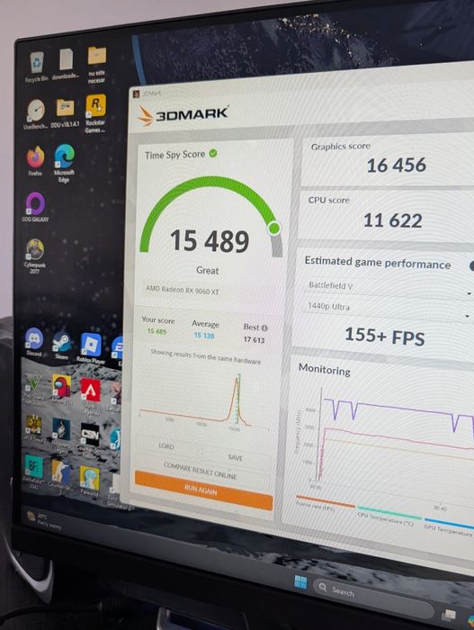 PC Gaming RX 9060 XT 16GB / RYZEN 7 5800X