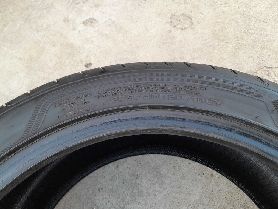 O anvelopa vara 275 40 20 goodyear asymmetric 3 profil de 7 mm