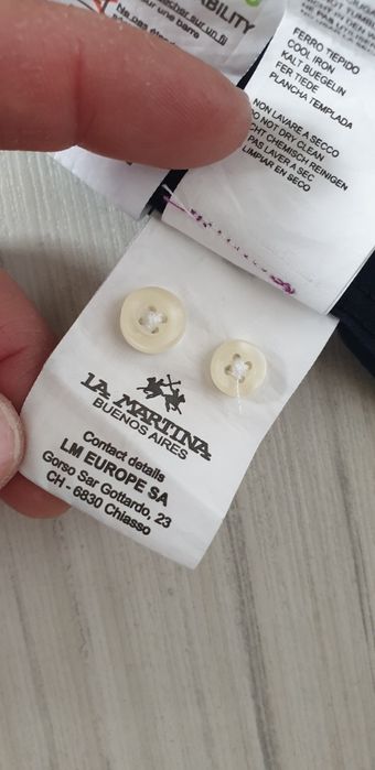 La Martina  Cotton Slim Fit Mens Size M НОВО! ОРИГИНАЛ! МЪЖКА РИЗА!
