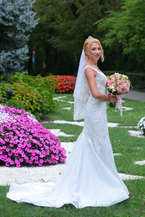 Rochie mireasa tip sirena impecabila