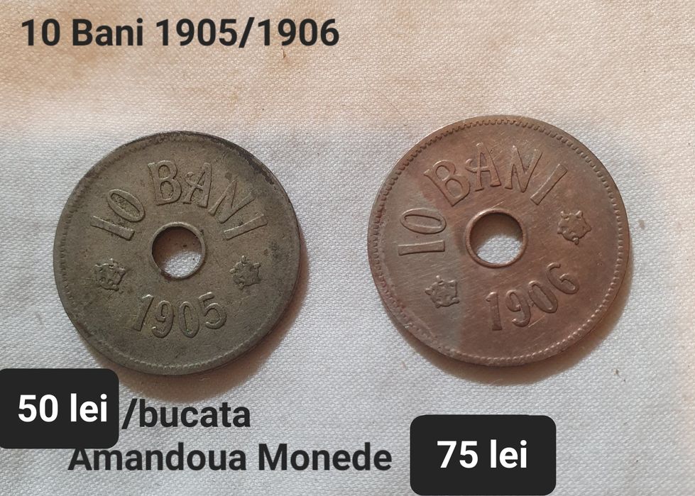 Monezi romanesti diferiite