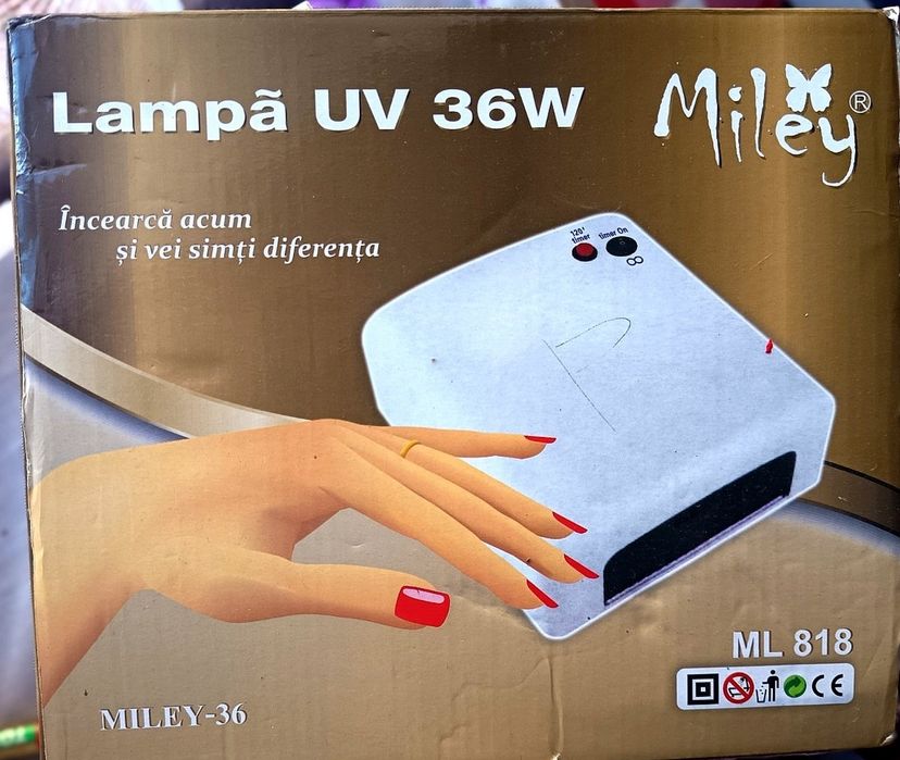 Лампа за гел лак с таймер 36W