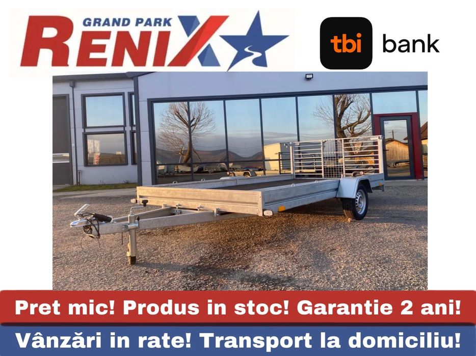 Niewiadow Remorca Basculabila Transport ATV/Moto/Quad/buggy Remorca 750kg 3m/1.7m