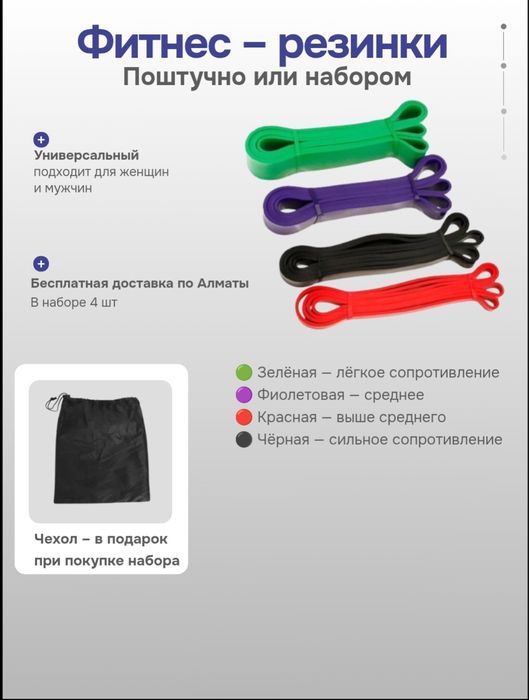 Резинки / петли для тренировок