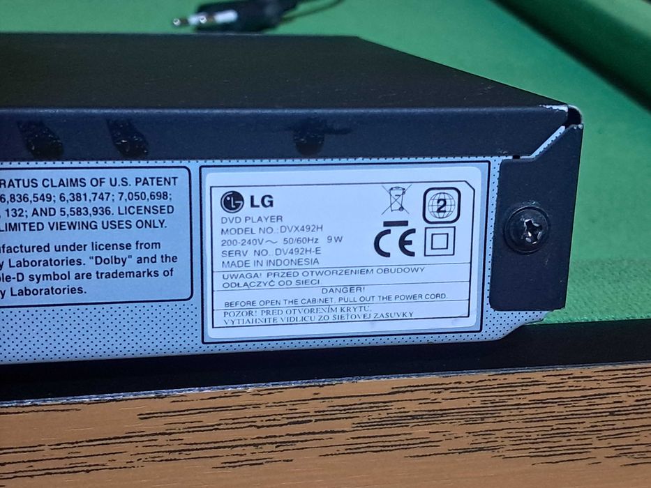 DVD player LG DVX492H, Full HD, usb, hdmi