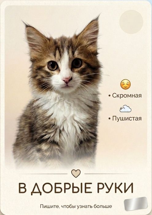 Отдам котят в добрые руки