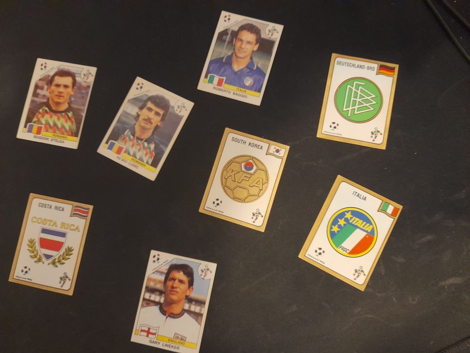 Lot RAR Paninii Italia Cupa Mondiala 90' Editia Dečje Novine - 48 buc