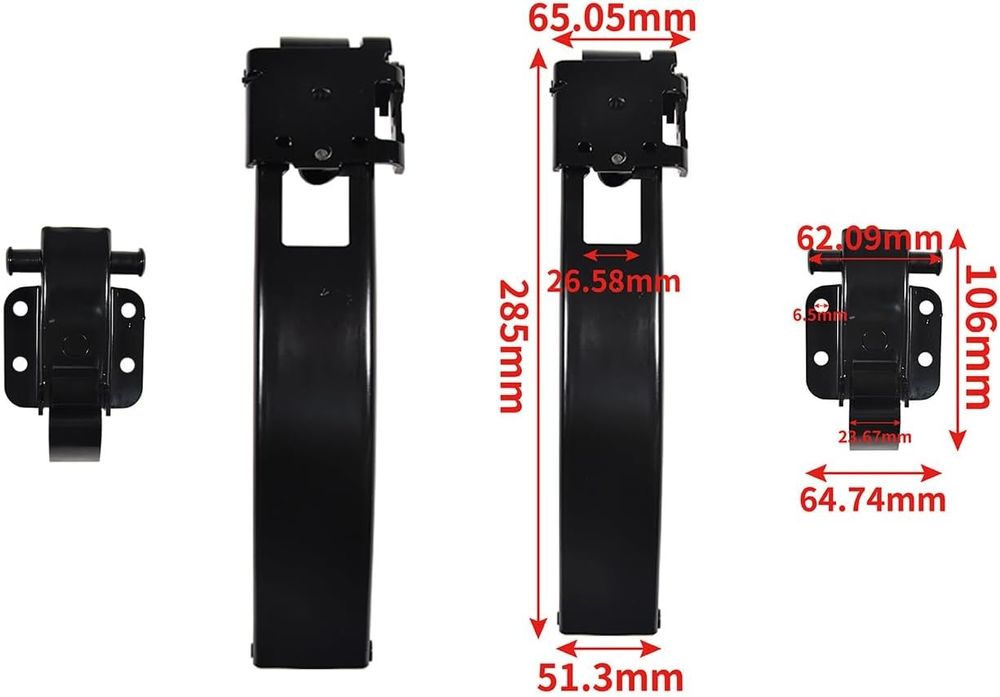 К-кт 2бр ограничители за задни врати за Mercedes Sprinter и VW Crafter