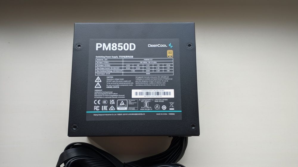 DeepCool PM850D блок питания 850w