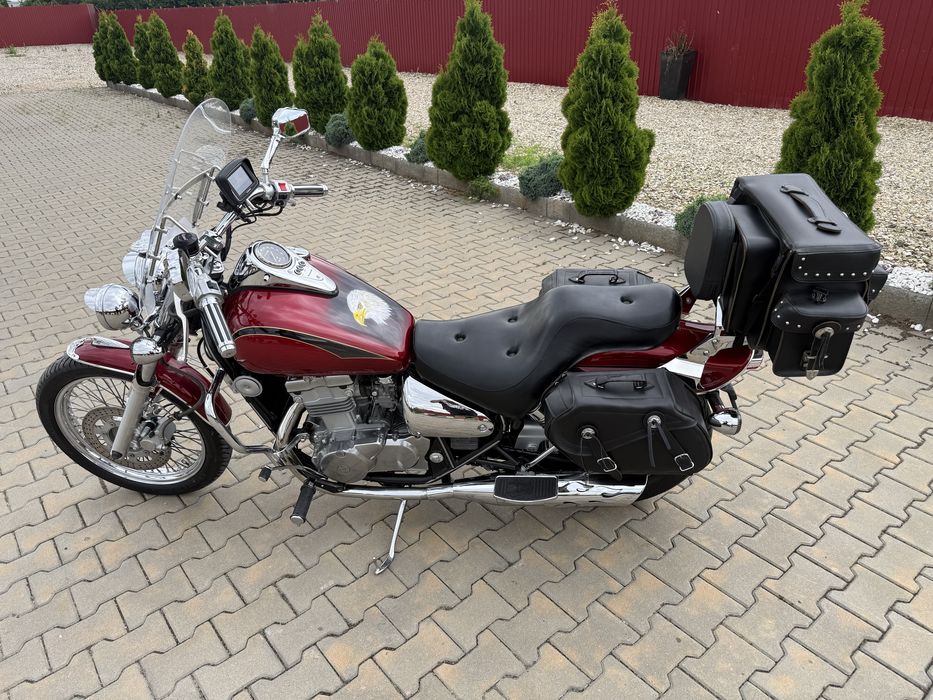 KAWASAKI EN500 PERMIS A2 MODEL UNICAT+EXTRA CROM+SIDE CASE+TOP CASE 46 cai navigatie impecabil pt pretentiosi recent adus din Germania km reali+carte