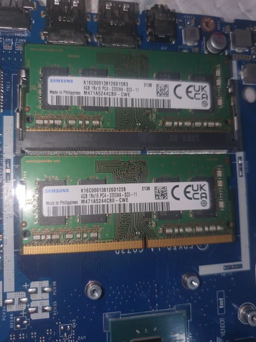 Оперативный память ddr4 sodimm 4+4gb 3200