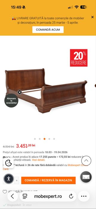 Mobila Mobexpert Louis Philippe