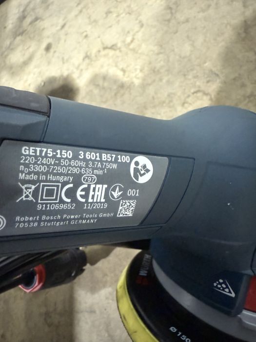 Masina de slefuit orbital bosch get 75-150